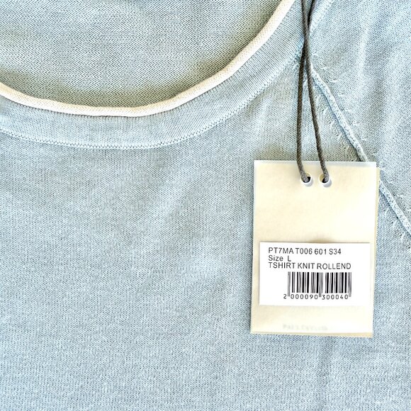 NWT Paul Taylor Knit Rolled Tshirt Size L - Picture 2 of 2